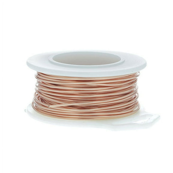 14 Gauge Round Natural Enameled Craft Wire - 10 ft