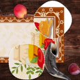thumbnail image 3 of Rosh Hashanah Table Runner Linen Shana Tova Tablecloth Jewish New Year Party Decoration Supply Home Kitchen Dining Room Tablecloth 71inches, 3 of 5