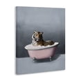 thumbnail image 4 of Stupell Industries Tiger in the Bathtub Bath & Laundry Painting Wrapped Canvas Art Print Wall Art, 30 x 40, 4 of 8
