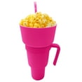 thumbnail image 5 of D-GROEE Snack and Drink Cup - Drink and Snack Cup in One, Stadium Tumbler Cups with Bowl on Top for Movies Home Use, 5 of 6