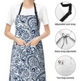 thumbnail image 6 of Naloa Paisley4 Apron Kitchen Aprons with Pockets for Women Men Chef, 6 of 8