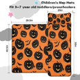 thumbnail image 5 of Halloween Black Pumpkins and Bats Toddler Nap Mats for Kids Preschool,50"x20" Sleeping Mat Bag or Kids,Toddler Sleeping Bag,Toddler Nap Mat or Daycare, 5 of 6