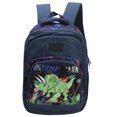 thumbnail image 1 of Mochila escolar, mochila con patrón de dinosaurio, mochila para adolescentes, mochila ligera, respuesta rápida, 1 of 9