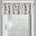 thumbnail image 2 of Ambesonne Floral Window Valance, Vintage Blossoms Butterflies, 54" X 12", Ivory Pale Pink Green, 2 of 5