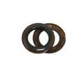thumbnail image 4 of Dritz Curtain Grommets, 1" (25 mm) Inner Diameter, Heavy-Duty Plastic, Bronze Color, Snap-On Design, Tool-Free Installation, 8-Pack, 4 of 6