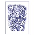 thumbnail image 4 of Temporary Tattoo Sticker - Customizable Design, Water-Resistant, Up to 15 Days Wear, 34x48CM, Safe Plant Ingredients, 4 of 7