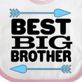 thumbnail image 4 of Inktastic Best Big Brother Boys Baby Bib, 4 of 4