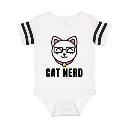 

Inktastic Cat Nerd with Cat in Glasses Gift Baby Boy or Baby Girl Bodysuit