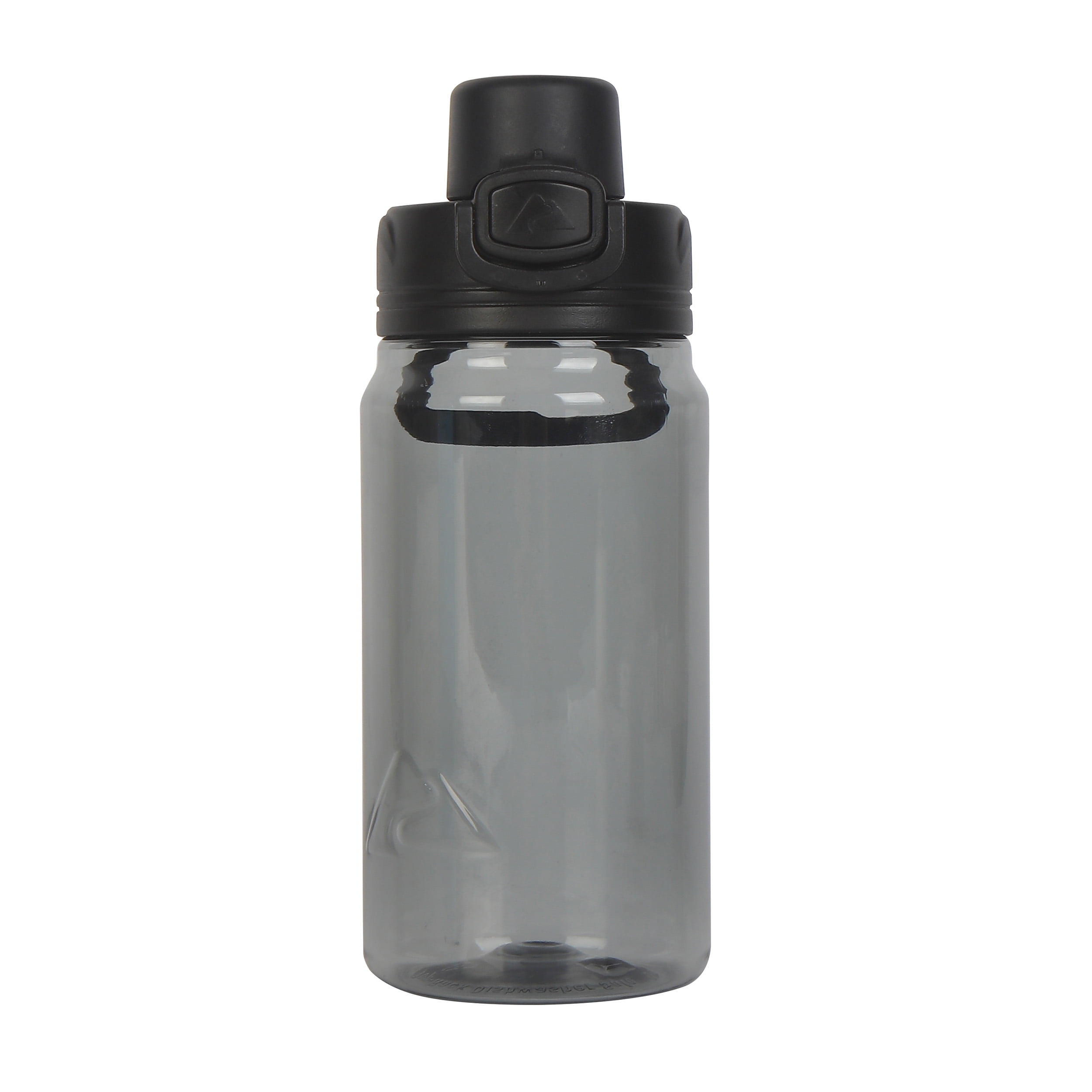 Ozark Trail 18 oz Tritan Plastic Flip-Top Lid Water Bottle, Gray