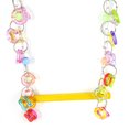 thumbnail image 1 of Parrot Swing Toy Creative Bite-resistant Parrot Chew Toy Bird Perch Toy, 1 of 4