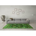 thumbnail image 3 of Ahgly Company Indoor Rectangle Oriental Green Industrial Area Rugs, 2' x 3', 3 of 4