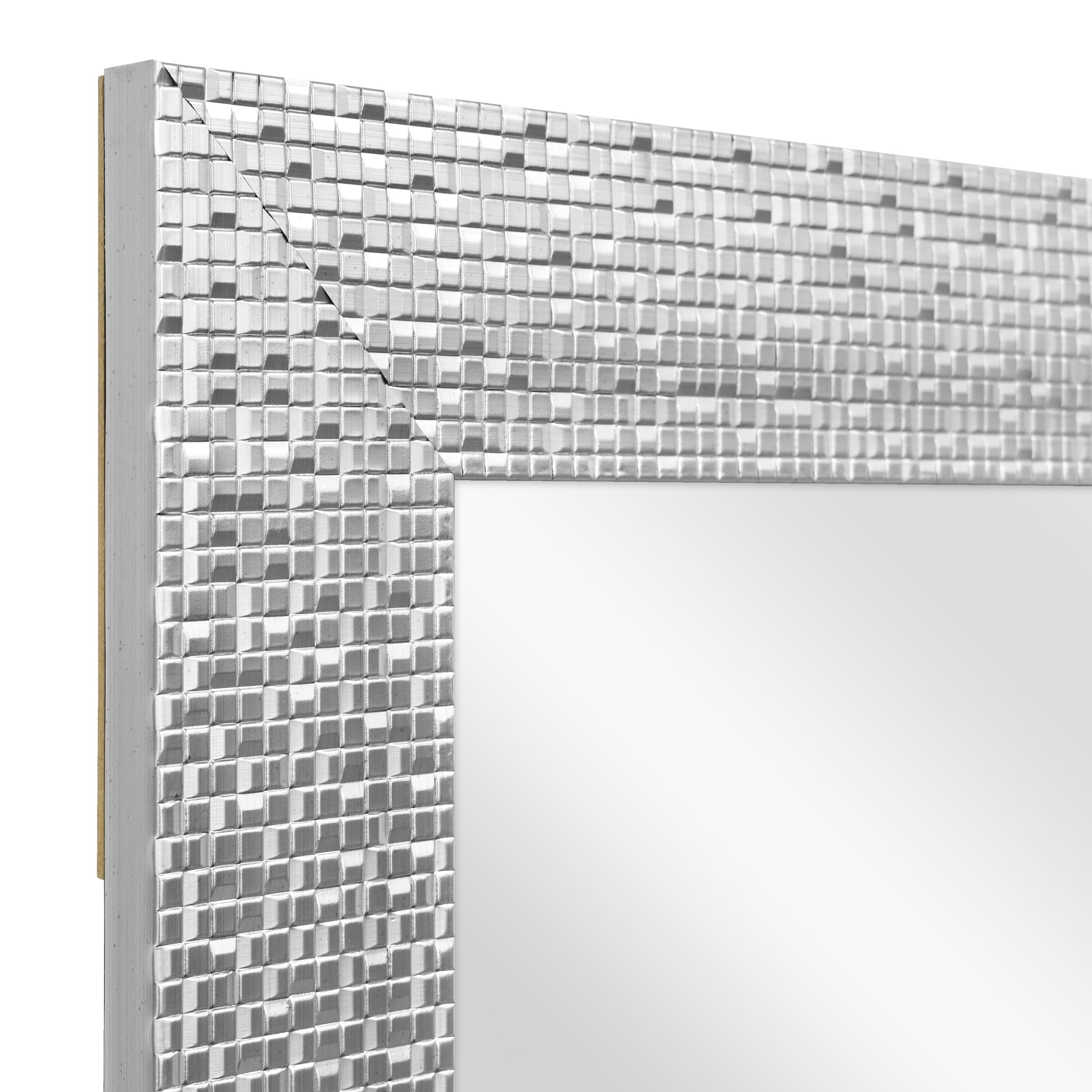 Better Homes Gardens 27 X 70 Silver Tile Leaner Mirror Com