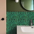 thumbnail image 6 of Peel and Stick Backsplash Leaf Tile, 10-Sheet Self-Adhesive Kitchen Backsplash Stick on Wall Tiles for Bathroom, 6 of 7
