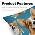 thumbnail image 2 of Corgi Velvet Throw Pillow Inserts with Unique Patterns - Set of 2 - 16x16, 18x18, 20x20 inches for Throw Pillow Covers - Various Occasions, 2 of 6