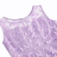 thumbnail image 5 of IBTOM CASTLE Kids Girls Embroidery Flower Lace Dress Wedding Pageant Party First Communion Casual Dresses Princess Bridesmaid Maxi Gown 13-14 Years Purple Butterfly, 5 of 8