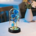 thumbnail image 5 of Oziral Rose Gifts for Women Mom Wife Girlfriend Eternal Artificial Rose in Glass Dome with LED Light Valentine's Day Birthday Anniversary Mother's Day Gifts for Her Forever Rose Decor Christmas Gifts, 5 of 8