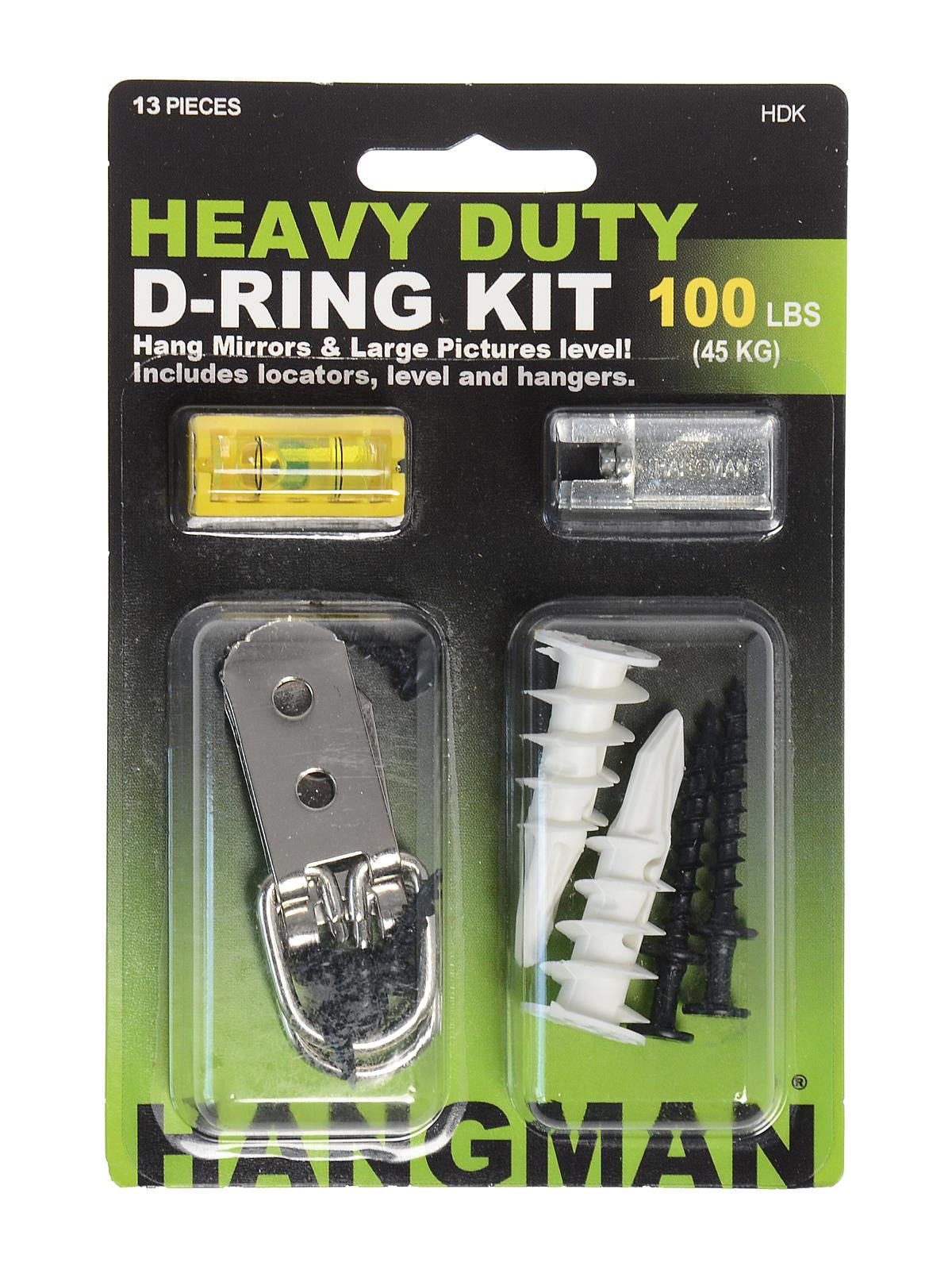 Heavy Duty D Ring Hanging Kit Each Pack Of 2