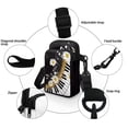 thumbnail image 5 of HELLHERO Music notes Shoulder Bag with Leakproof Crossbody Sling Bags Vintage Polyester, 5 of 7