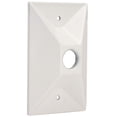 thumbnail image 3 of Bell Outdoor 5186-5 Gray Single Outlet Weatherproof Rectangular Lampholder Cover, 3 of 3