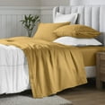 thumbnail image 3 of Superior Egyptian Cotton Deep Pocket 650 TC Sheet Set, Split King, Maple Sugar, 3 of 9
