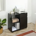 thumbnail image 3 of Pawhut Large Double Rolling Metal Bird Cage House with Removable Metal Tray, Storage Shelf, Wood Perch, Food Container, 3 of 9