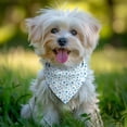 thumbnail image 2 of Dog Bandana 1 Pack,Blue Christmas Snowflake Pattern Bandanas for Dogs,Cat Bandana,Small/ Large Dog Bandana 2 Size,Dog Bandanas Girl Boy, 2 of 6
