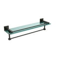thumbnail image 2 of Montero Collection 22 Inch Gallery Glass Shelf with Towel Bar, 2 of 2