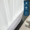 thumbnail image 3 of Debonair Waterproof PEVA Bathroom Shower Curtain Liner With Weighted Bottom - 72" x 78" ,Frosted Clear, 3 of 8