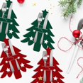 thumbnail image 3 of Shoreew 6/12Pcs Christmas Tree Cutlery Holder Bag Spoon Fork Dinner Flatware Cover Pouch Xmas Festival Holiday Party Dining Table Decoration Party Supplies, 3 of 6
