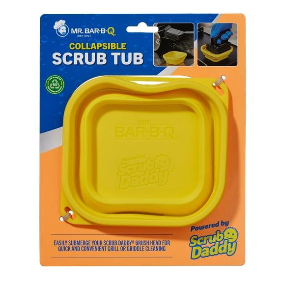 Mr. Bar-B-Q Collapsible Scrub Tub Powered by Scrub Daddy