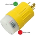 thumbnail image 2 of Conntek RV Generator Adapter L14-20P 20-Amp 125/250V Locking Plug to RV 30-Amp Female Connector, 2 of 5