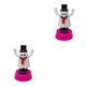 thumbnail image 3 of Ounissouiy Columpio Solar para coche, muñecas con temática de Navidad Solar, decoración de juguete de baile con energía, buenos adornos interiores para Fantasma de la lengua 2piezas Ounissouiy CBP095429, 3 of 5