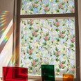 thumbnail image 2 of Window Privacy Film, Stained Glass Window Film, Rainbow Decorative Window Cling, Sun Blocking Static Cling Window Stickers, Room Home Decor Window Cover, Non-Adhesive 12 x 12 inches, 2 of 6