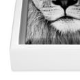 thumbnail image 3 of Society6 Hippest Lion by Allyson Johnson Framed Art Canvas, 3 of 3
