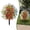 z_Red, variant on Artificial Flower with Detachable Garden Stake, Uv Resistant Realistic Morning Glory Bush Yard Stakes for Summer & Autumn Outdoor Patio & Lawn Decor