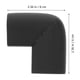 thumbnail image 3 of ColoMX Protector de esquinas en forma de U, Protector de bordes de muebles, cubierta protectora de esquina, Protector de muebles, 12 Uds., 3 of 7