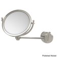 thumbnail image 5 of 8-in Wall Mounted Make-Up Mirror 4X Magnification in Satin Nickel, 5 of 5