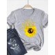 thumbnail image 3 of Camiseta básica para mujer, ropa estampada, camiseta de leopardo, corazón de amor, tendencia, Top bonito de verano, Camiseta estampada de manga corta a la moda, 3 of 5
