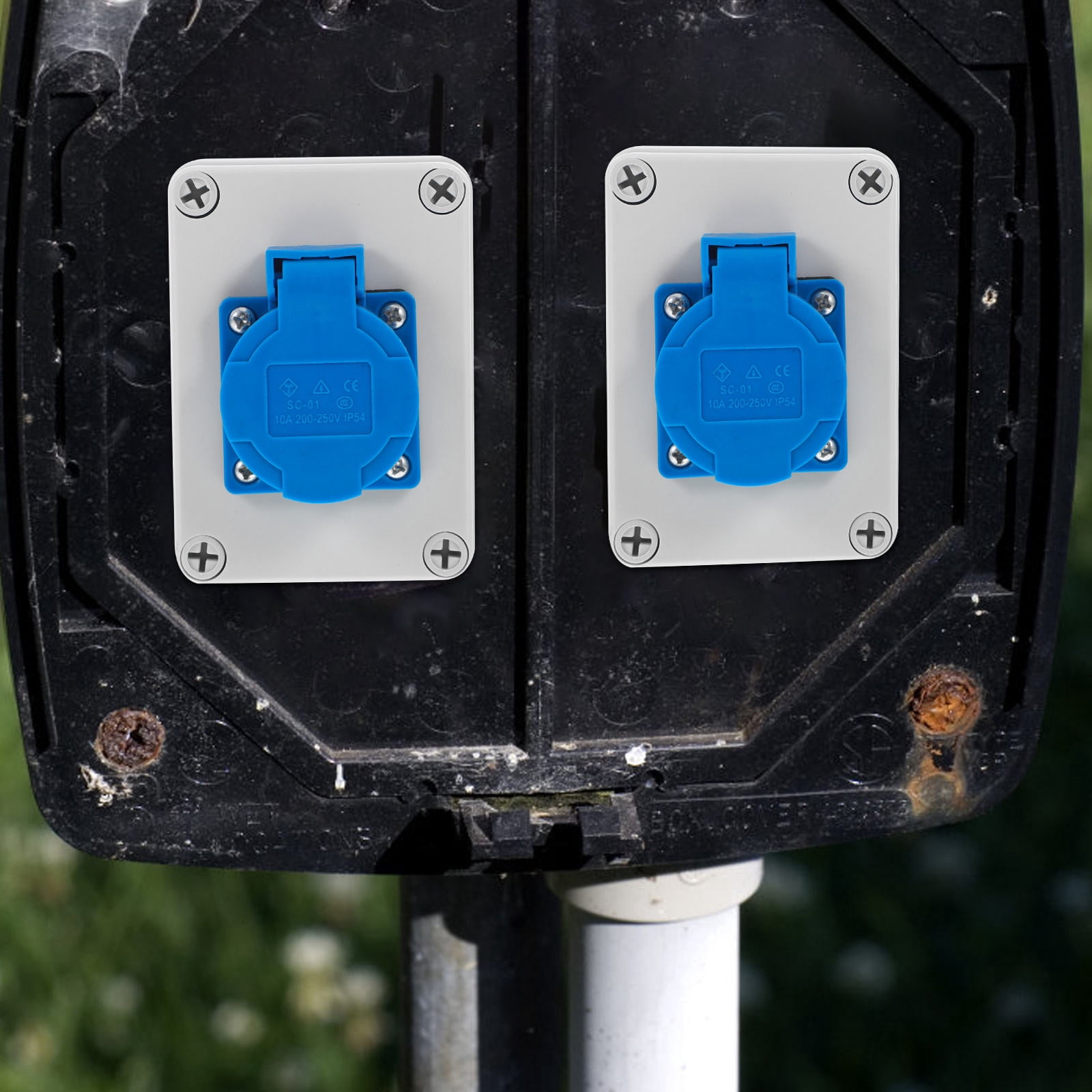 PBPBOX Waterproof Plug Box Outdoor Outlet Covers Box Multi 1Pack