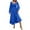 Blue, variant on Women Wedding Guest Dress Long Sleeve Solid Formal Party Evening Dress with Ruffles,Winter Dresses for Women,Long Sleeve Party Dress for Women,Black,M