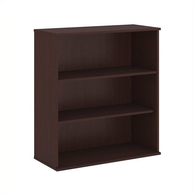 48H 3 Shelf Bookcase in Harvest Cherry - Engineered Wood