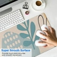 thumbnail image 4 of Long Mouse Pads for Desk,Orange Boho Abstract and Plant Pattern Desk Mats on Top Of Desks, Desk Mouse Pad Extra Large with 3mm Non-Slip Base and Stitched Edge for Gaming,Office,Work,Home 31.5"x11.8", 4 of 6