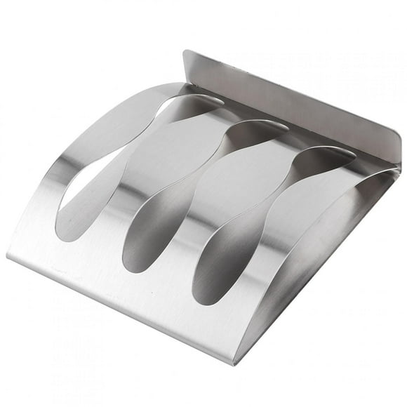 Toothbrush Organizer, Toothbrush Rack, Curved Designed Drainage Holes Wall-Mounted For Household Ceramic Tiles Glass Stainless Steel Mirrors 2301N-3 3 Holes Toothbrush Holder