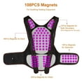 thumbnail image 3 of 2Pcs 108 Magnet Heating Belt Hot Compress Shoulder Protection Neck Protection Vest, 3 of 9