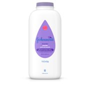 (2 pack) (2 Pack) Johnson's Lavender Baby Powder with Naturally Derived Cornstarch, 15 oz