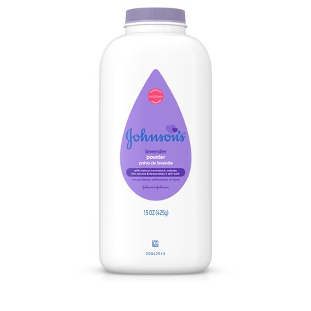 (2 pack) (2 Pack) Johnson's Lavender Baby Powder with Naturally Derived Cornstarch, 15 oz