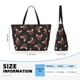 thumbnail image 4 of Disketp Bulldog with Sunglasses Bolsa de Playa de Gran Capacidad, Bolso Impermeable y a Prueba de Arena para Mujer, Ideal para Playa, Piscina y Natación, 4 of 7