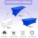thumbnail image 3 of Mantel ABCCANOPY Spandex para mesa rectangular para hogar de 6 pies, 3 of 6