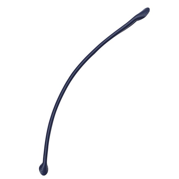 Asas de cuero de vaca de 40 cm para bolso de mano, correa de repuesto para coser, accesorios para bolsos gruesos, cinturón de costura (azul oscuro)