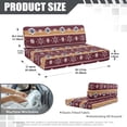 thumbnail image 7 of Garronmavis African Tribal Aztec RV Dinette Cushion Covers Cushion Slipcovers Soft Elastic Camper Couch Covers Include1 Bench Cover and 1 Backrest Cover, 7 of 7